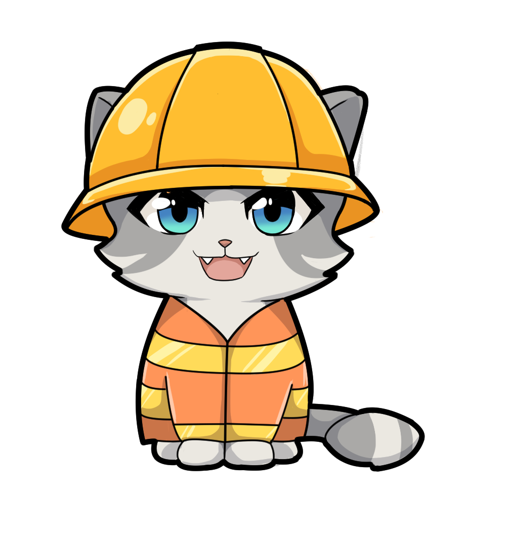 Gato en Construcción